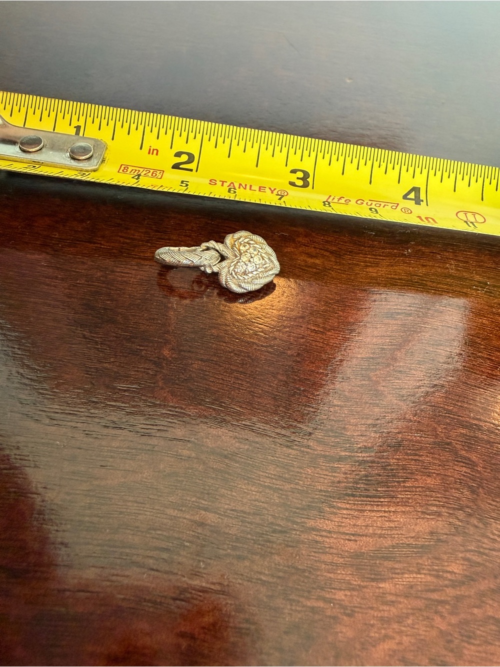 JUDITH RIPKA STERLING SILVER PENDANT/ENHANCER, BALE OPENS small - Picture 3 of 5